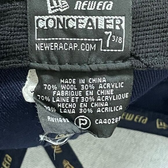 New Era Men's Baseball Hat - Georgia Tech - Navy Blue & Gold - Size 7 3/8 - GUC - Picture 12 of 12